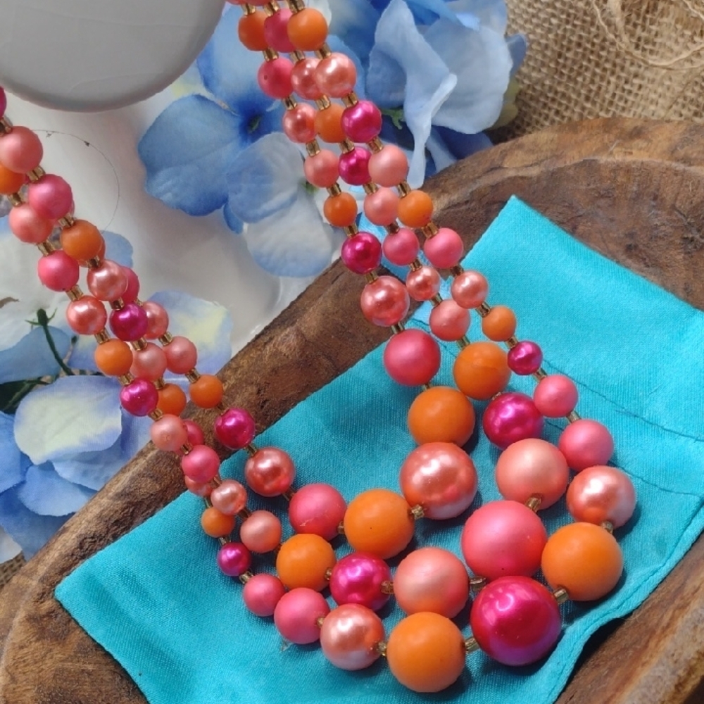Vibrant Multicolor Beaded Necklace